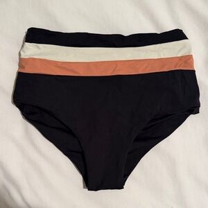 Black High-Waisted Bikini Bottom